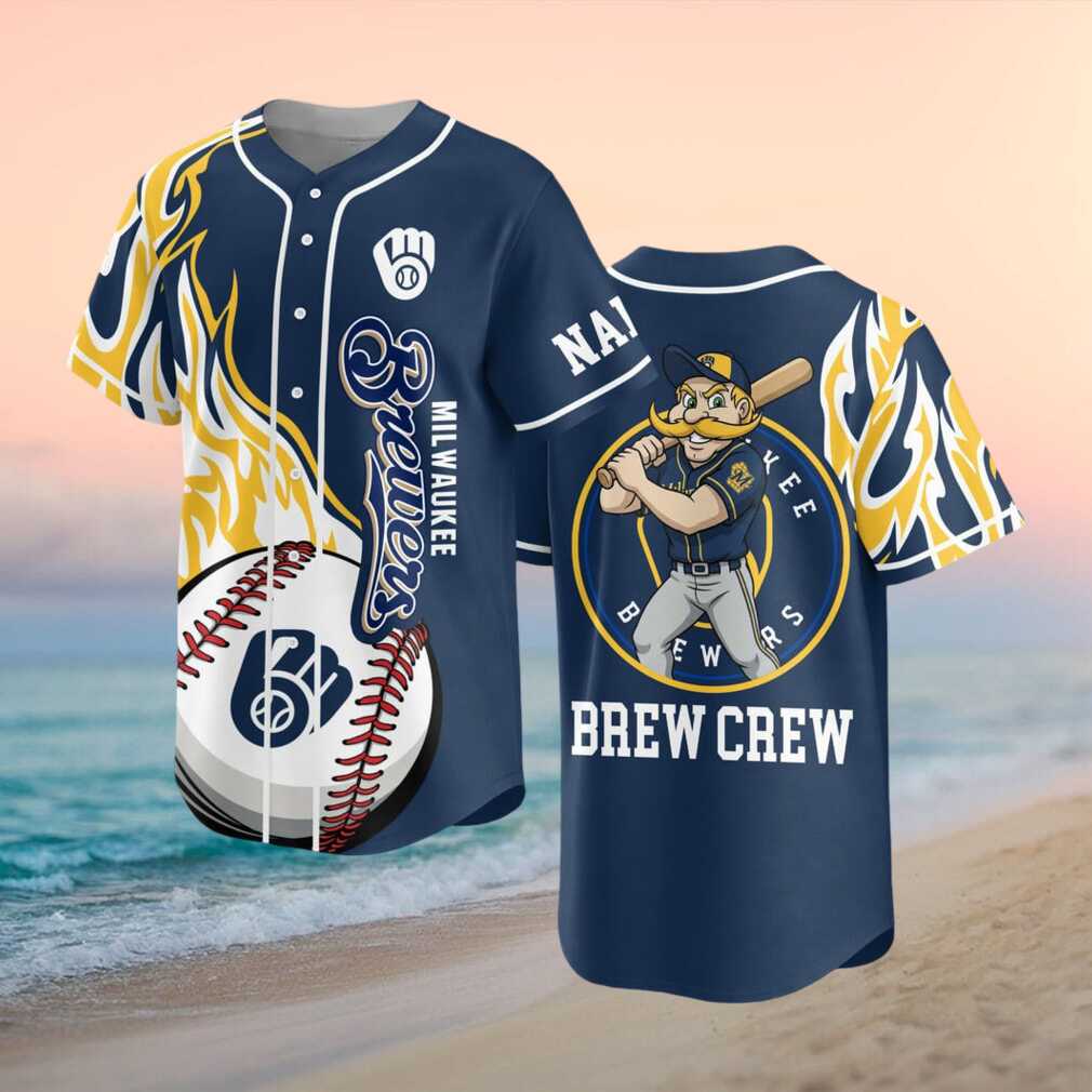 Milwaukee Brewers Brew Crew Baseball Shirt