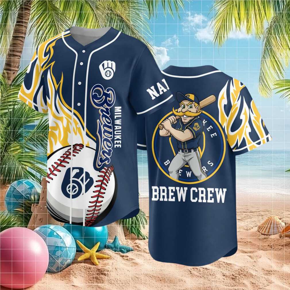 Milwaukee Brewers Brew Crew Baseball Shirt