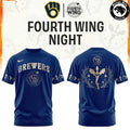 Milwaukee Brewers Fourth Wing Night Limited Edition T-Shirt