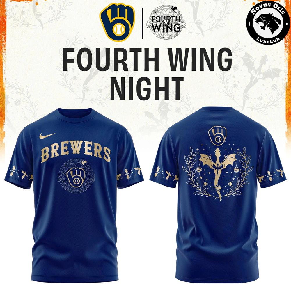 Milwaukee Brewers Fourth Wing Night Limited Edition T-Shirt