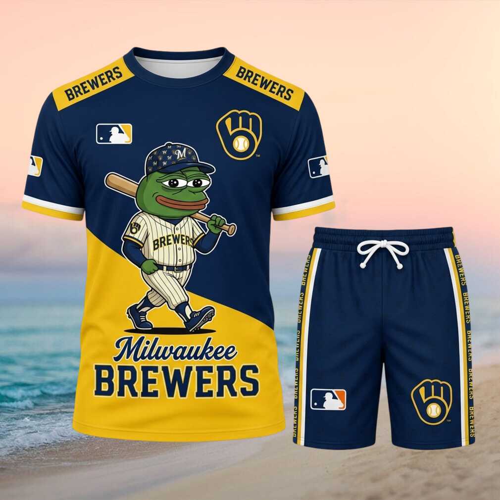 Milwaukee Brewers Pepe Frog Baseball Shirt