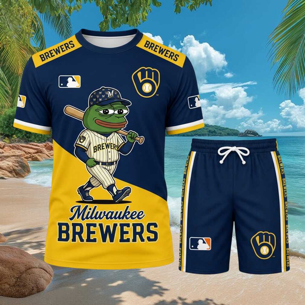 Milwaukee Brewers Pepe Frog Baseball Shirt