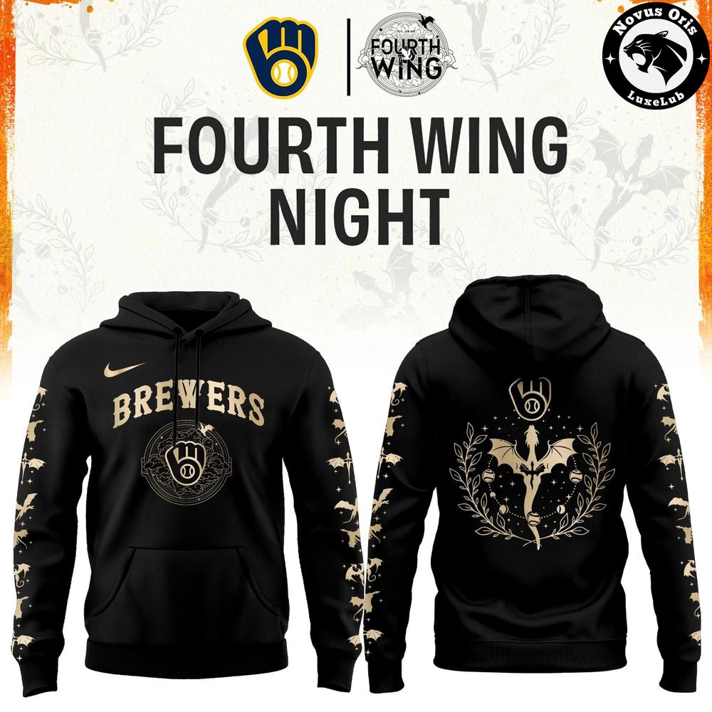 Milwaukee Brewers x Fourth Wing Night Limited Edition Hoodie