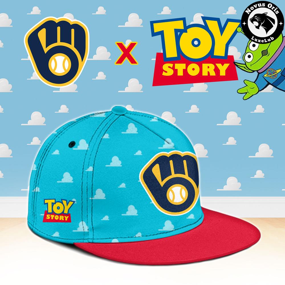 Milwaukee Brewers x Toy Story Night Woody Buzz Lightyear Custom Baseball Jersey