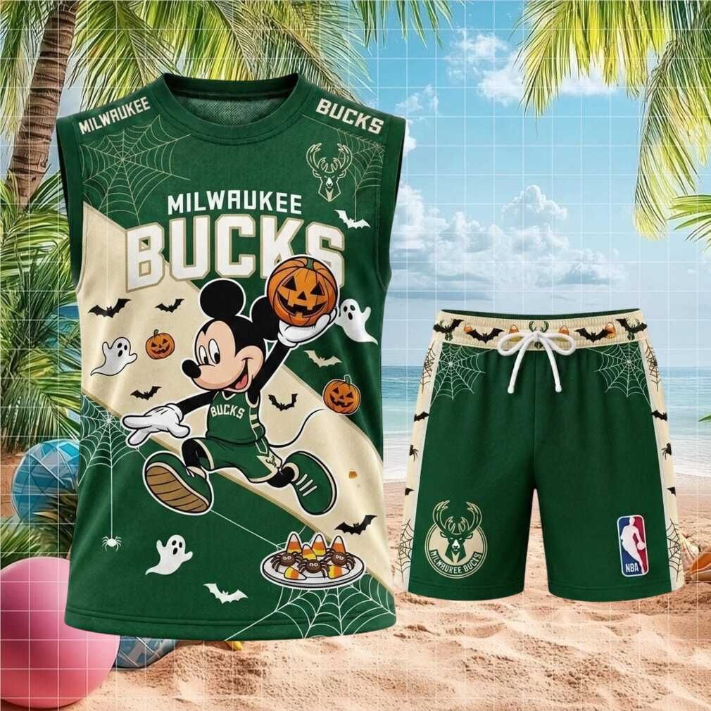 Milwaukee Bucks Mickey Mouse Halloween Sports Shirt and