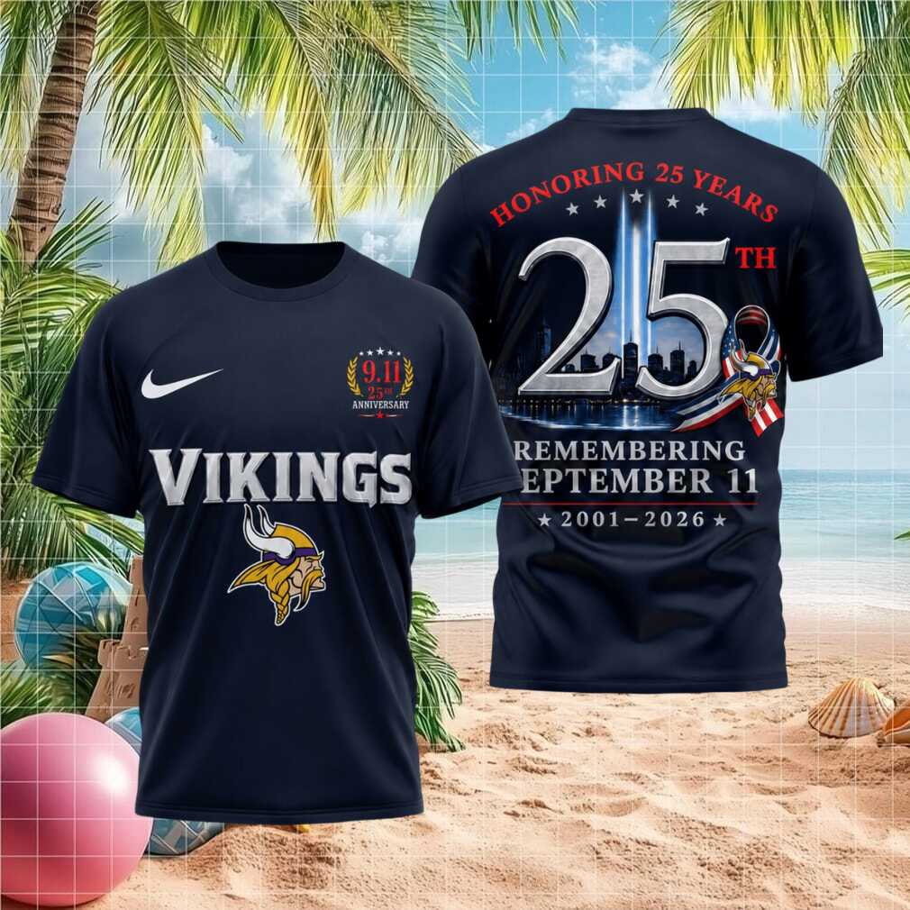 Minnesota Football 25th Anniversary 9 11 Memorial Shirt