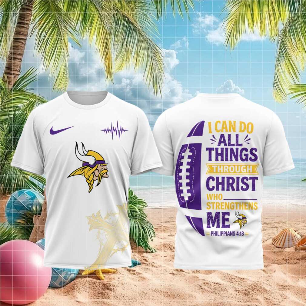 Minnesota Football Cross Scripture Shirt - Limotees LLC