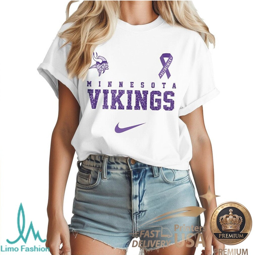 Minnesota Vikings Alzheimer's Awareness I Will Remember For You T Shirt - Limotees LLC