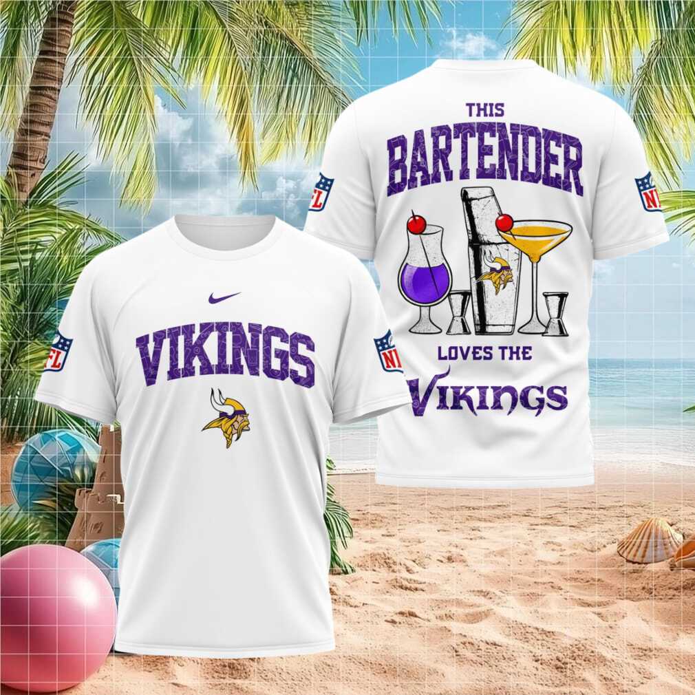 Minnesota Vikings Bartender Mixed Drink NFL Fan Shirt - Limotees LLC