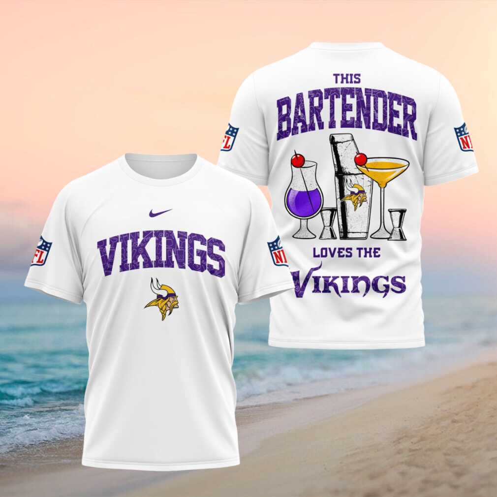 Minnesota Vikings Bartender Mixed Drink NFL Fan Shirt - Limotees LLC