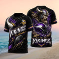 Minnesota Vikings Football Norseman Helmet Graphic Shirt