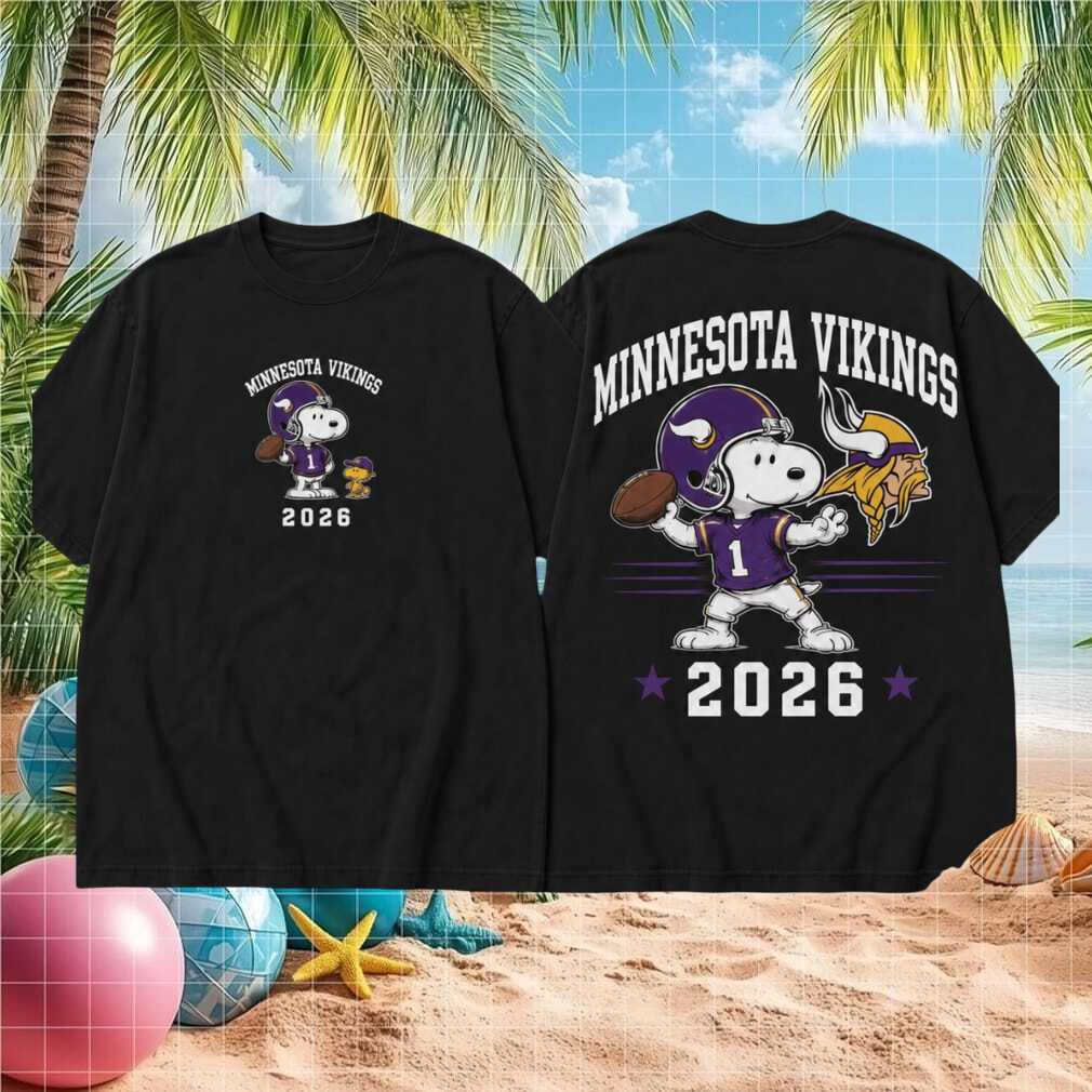 Minnesota Vikings Football Snoopy 2026 Shirt