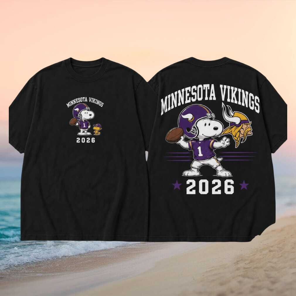 Minnesota Vikings Football Snoopy 2026 Shirt