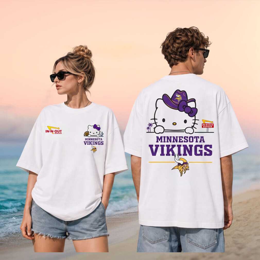 Minnesota Vikings Hello Kitty Cowgirl Hat Football Shirt