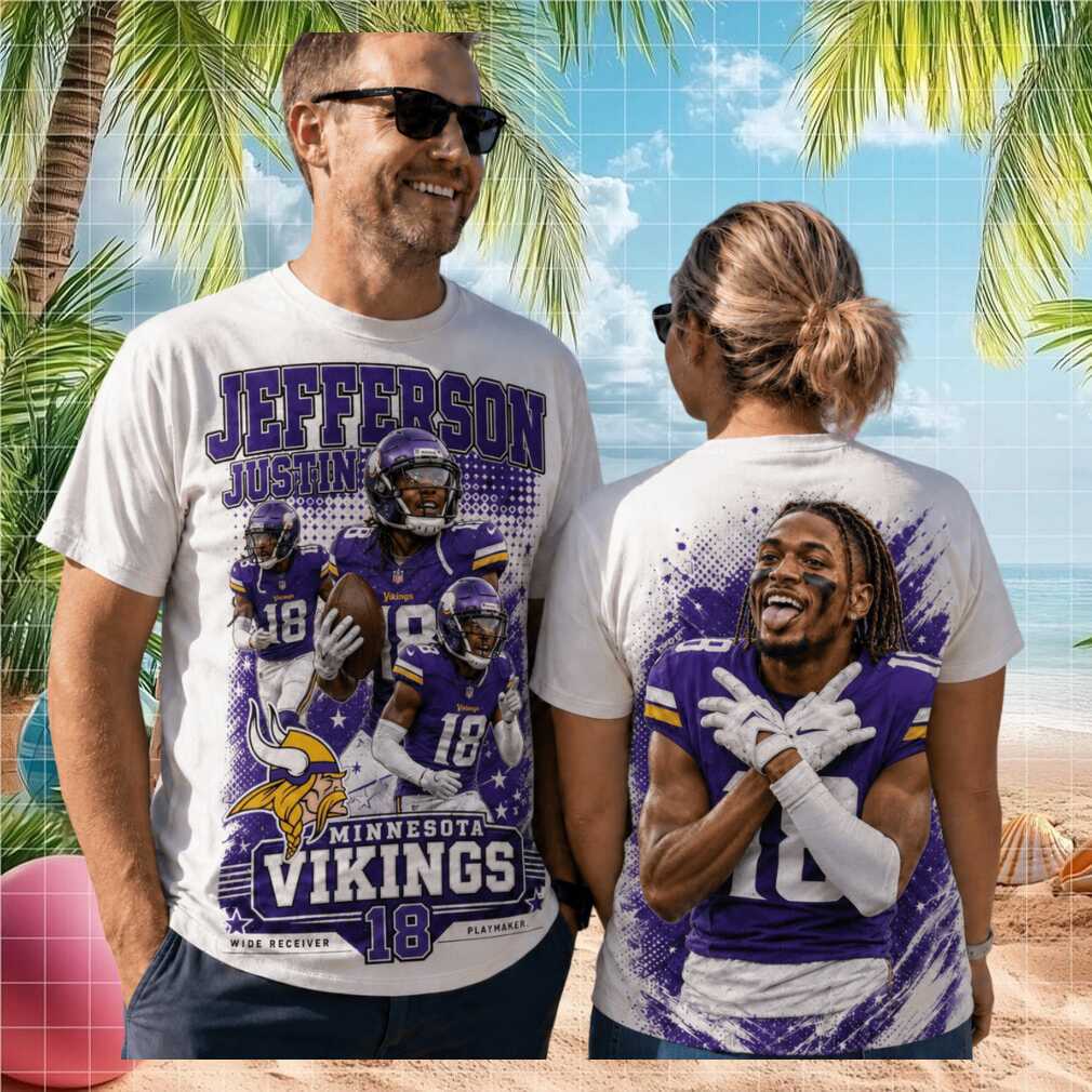 Minnesota Vikings Justin Jefferson Wide Receiver Playmaker Shirt