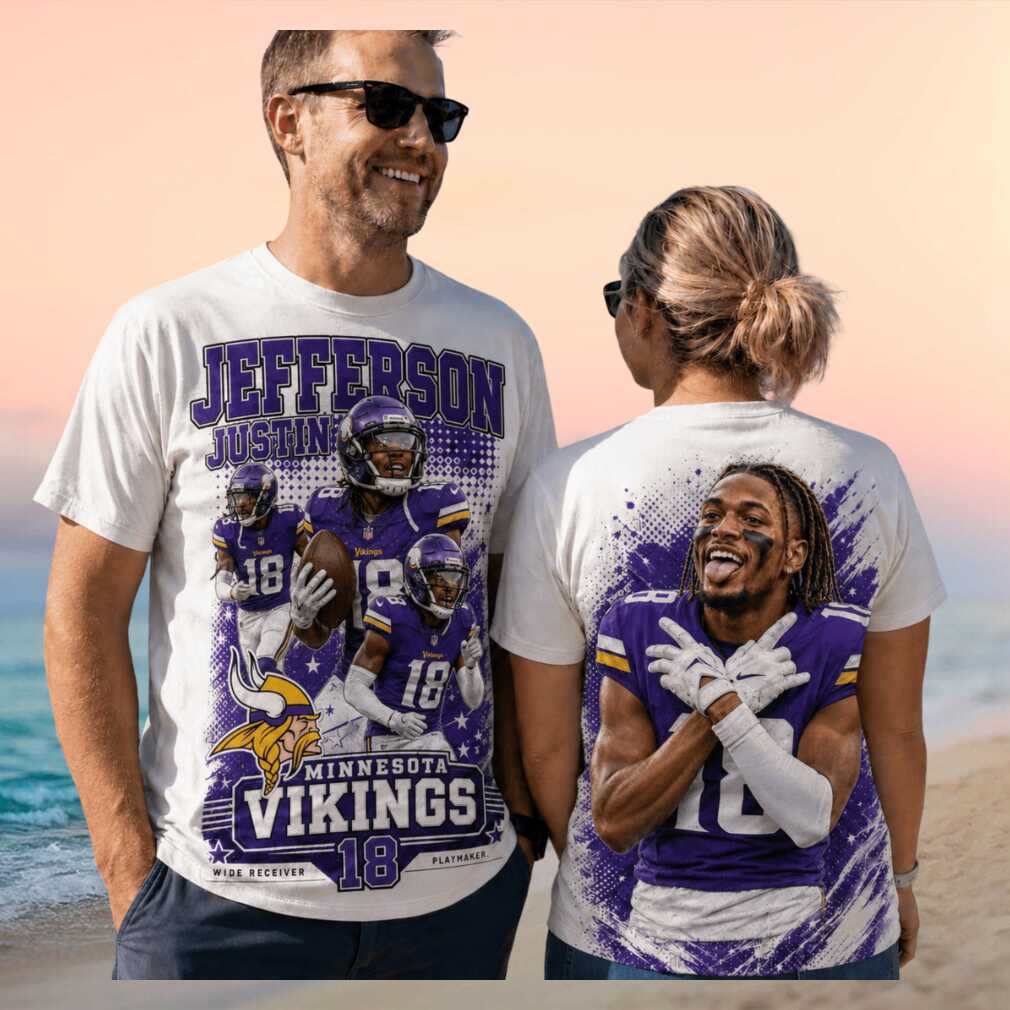 Minnesota Vikings Justin Jefferson Wide Receiver Playmaker Shirt