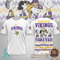Minnesota Vikings Peanuts Snoopy Forever Not Just When We Win T Shirt - Limotees LLC