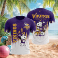 Minnesota Vikings Snoopy Football Americas Team Shirt