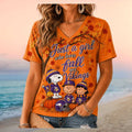 Minnesota Vikings Snoopy Peanuts Fall Autumn Women Shirt