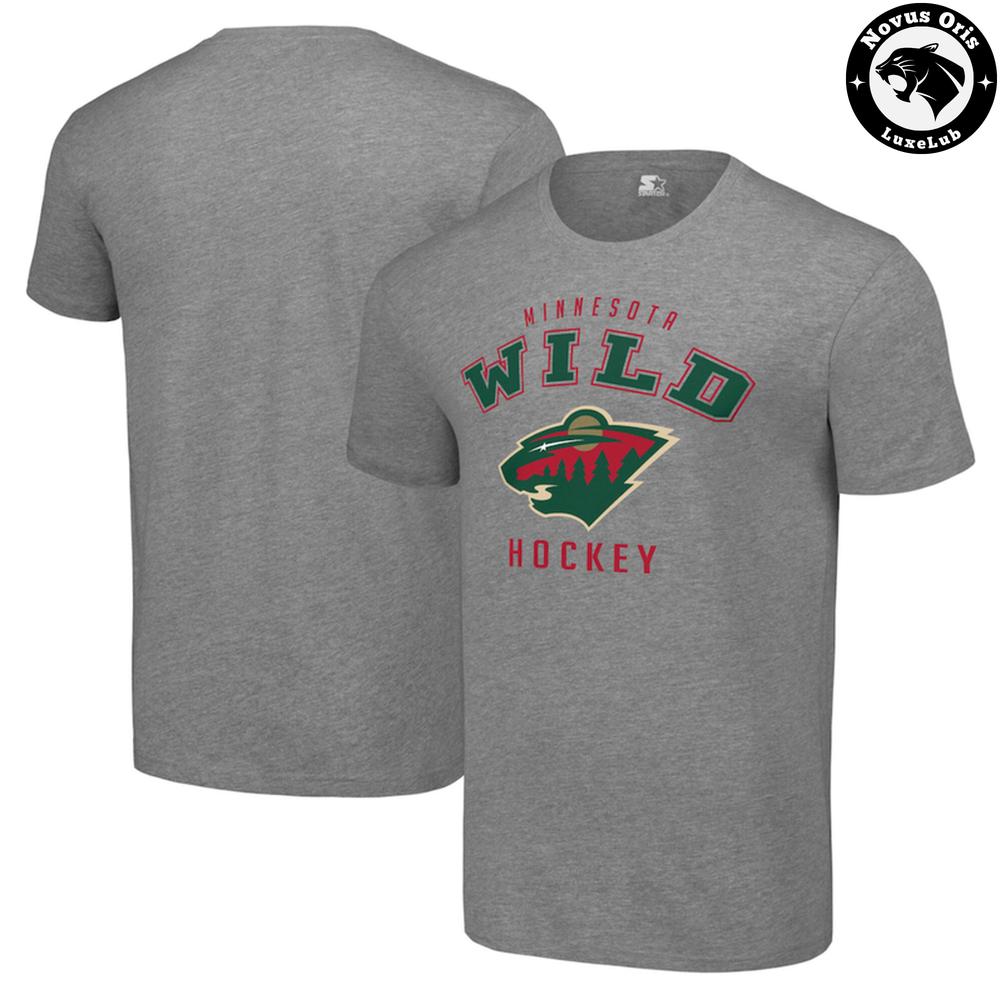 Minnesota Wild NHL Hockey Arch Logo Graphic T-Shirt