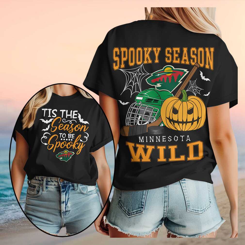 Minnesota Wild Spooky Season Pumpkin Hockey Shirt