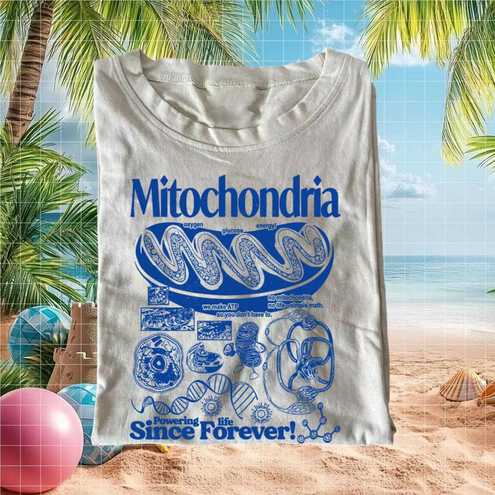 Mitochondria Powering Life Since Forever Science Biology Meme Retro Vintage Teacher Student Shirt - Limotees LLC