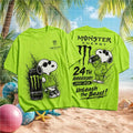 Monster Energy Drink Snoopy 24th Anniversary Unleash Beast T Shirt