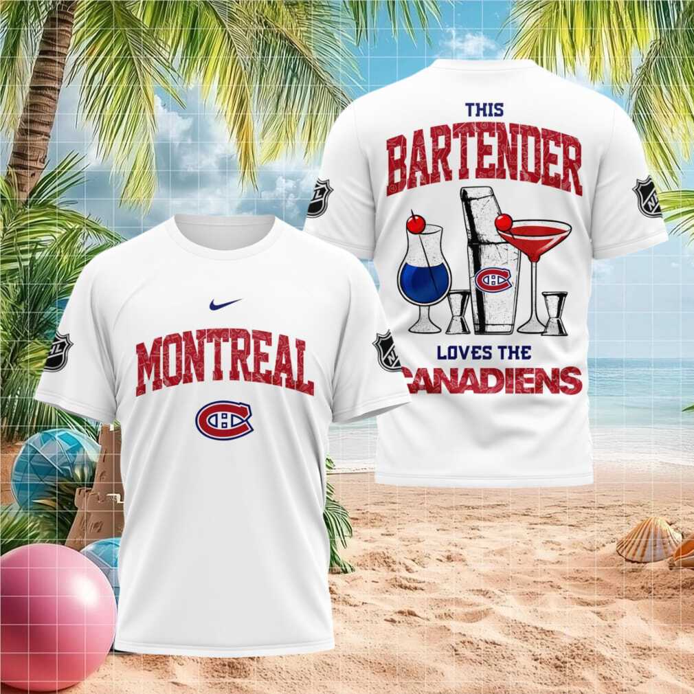 Montreal Canadiens Bartender Hockey Graphic Shirt NHL Fan Shirt - Limotees LLC