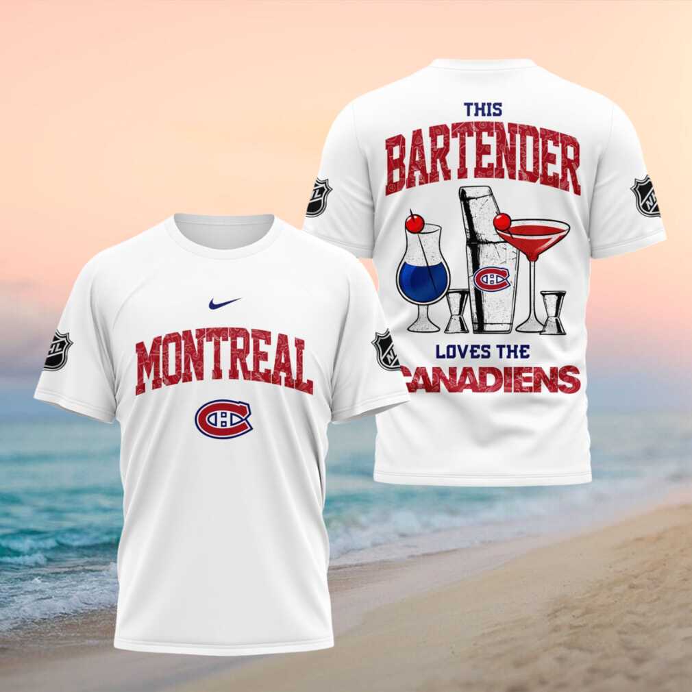 Montreal Canadiens Bartender Hockey Graphic Shirt NHL Fan Shirt - Limotees LLC