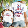Montreal Canadiens Nurse Medical Stethoscope Just A Nurse Shirt