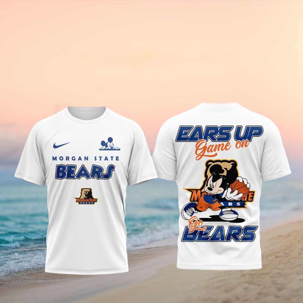 Morgan State Bears Mouse Basketball Ears Up Game On Shirt