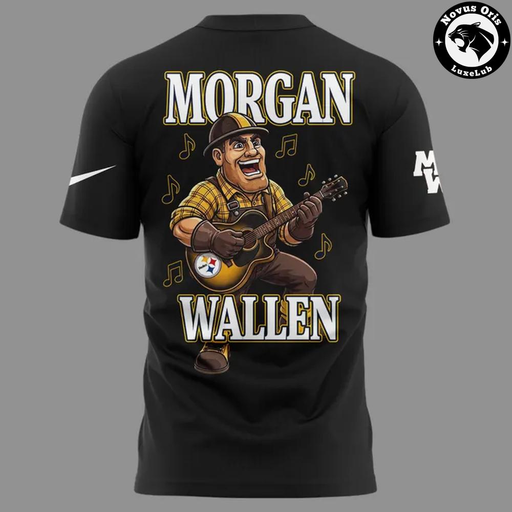 Morgan Wallen x Pittsburgh Steelers Shirt Acrisure Stadium 2026 NFL Football T-Shirt