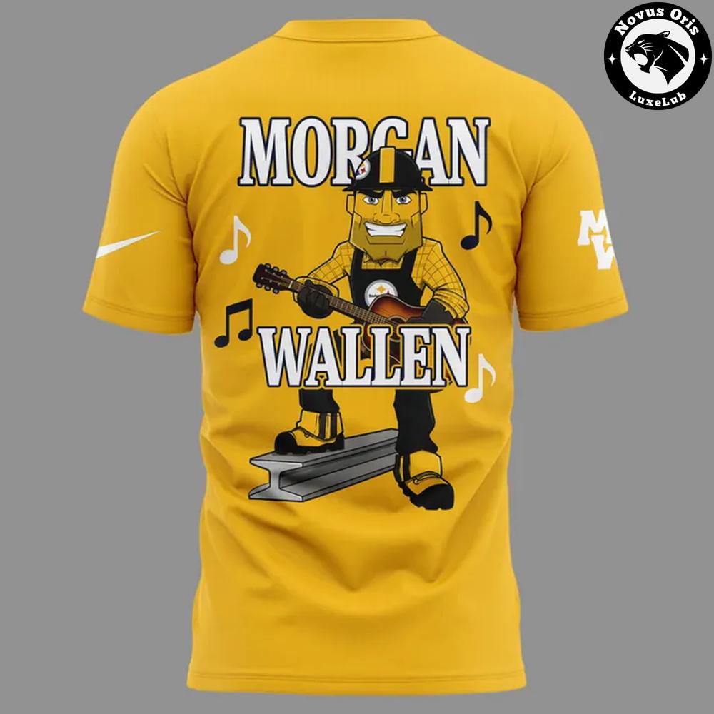 Morgan Wallen x Pittsburgh Steelers Shirt Acrisure Stadium 2026 NFL Football T-Shirt