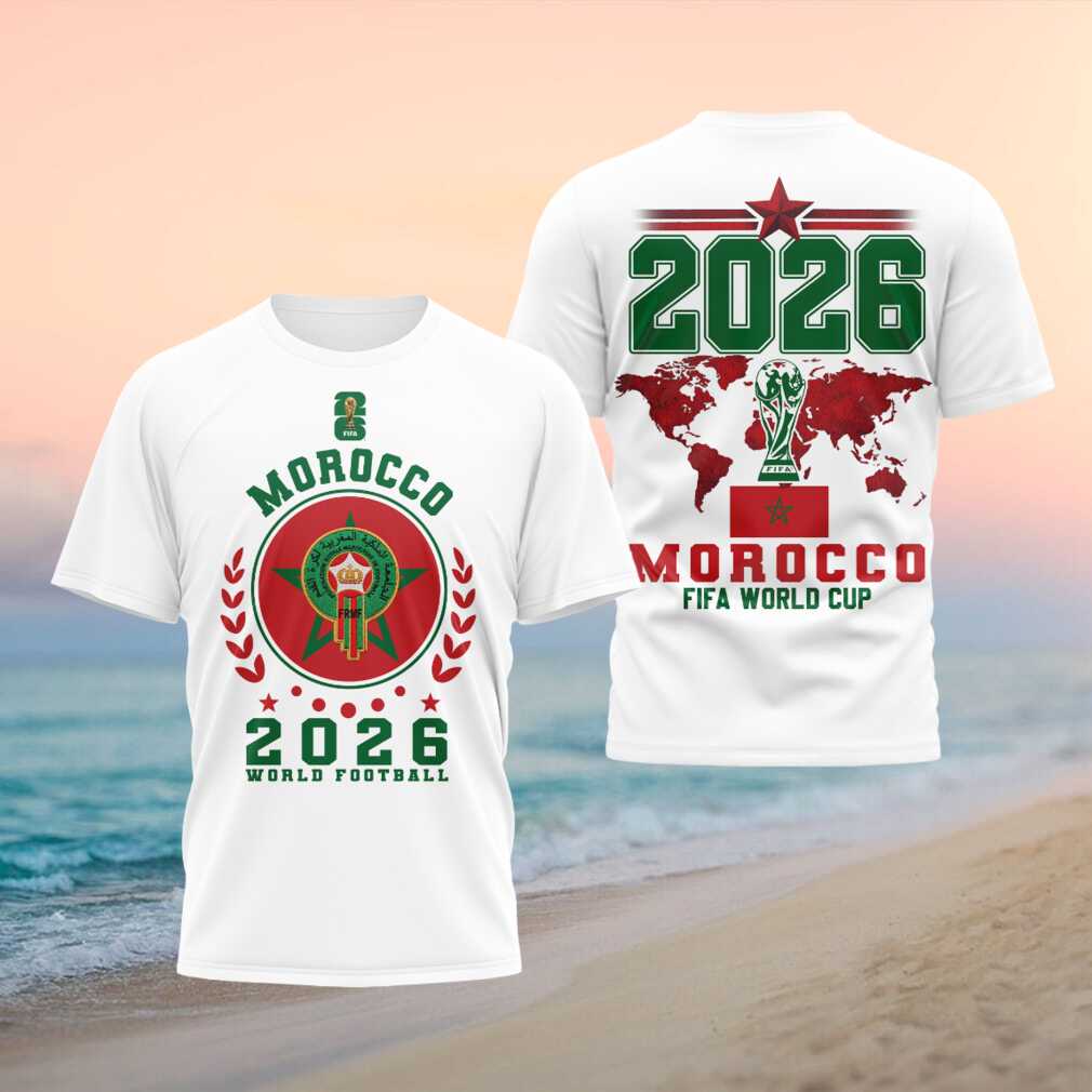 Morocco 2026 FIFA World Cup Football Tournament Fans Souvenir Sport Shirt - Limotees LLC