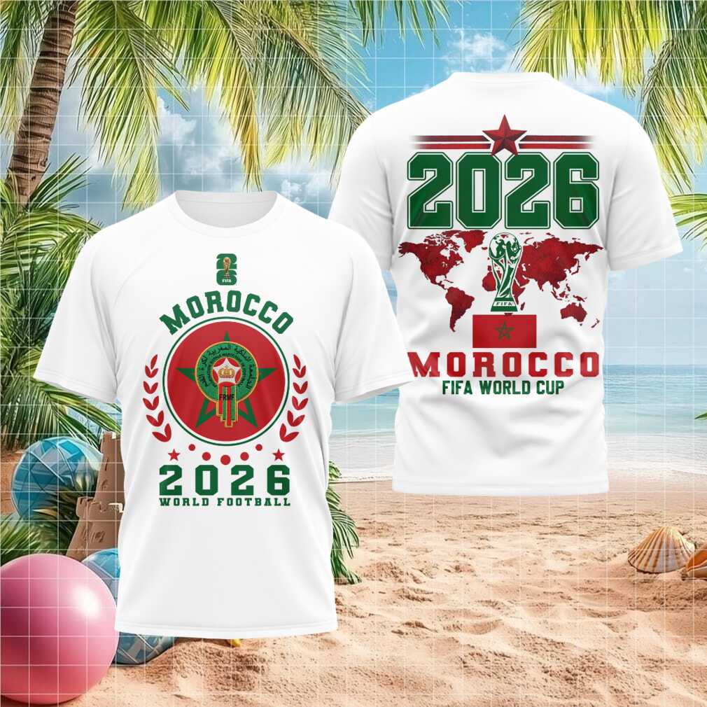 Morocco 2026 FIFA World Cup Football Tournament Fans Souvenir Sport Shirt - Limotees LLC