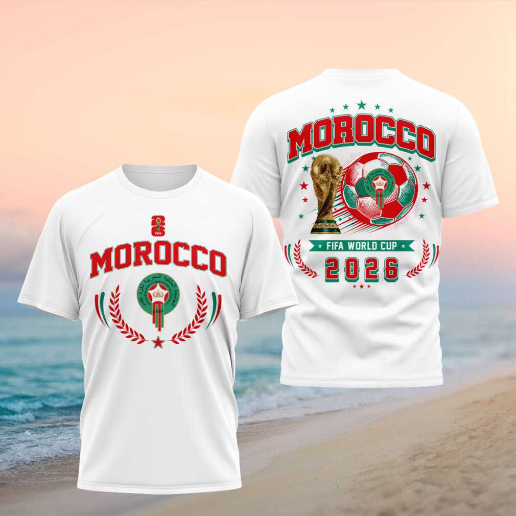 Morocco FIFA World Cup 2026 Football Tournament National Team Fans Shirt - Limotees LLC