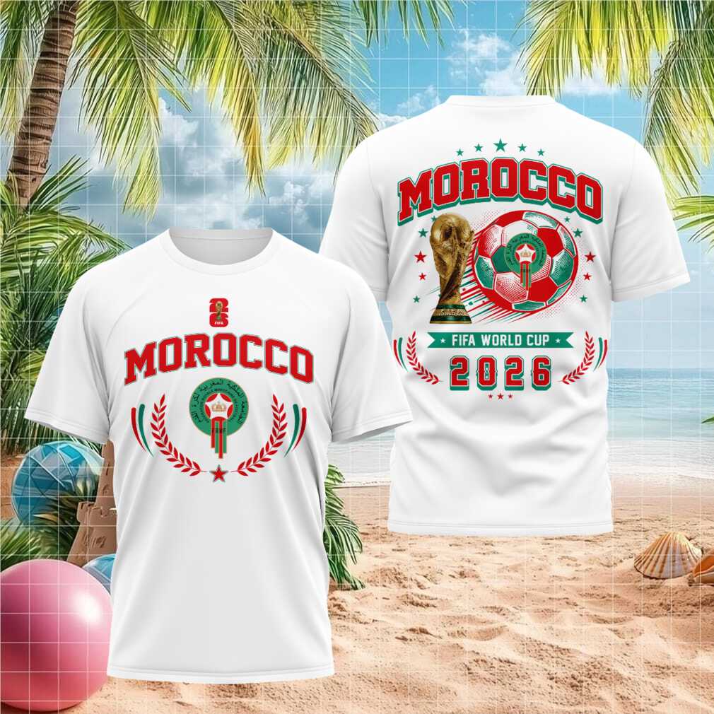 Morocco FIFA World Cup 2026 Football Tournament National Team Fans Shirt - Limotees LLC