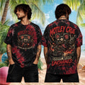 Motley Crue Rat Hot Rod Louder Wilder Unchained Graphic Shirt