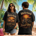 Motorhead Summer Vibes Motorcycle Sunset Highway Graphic Shirt