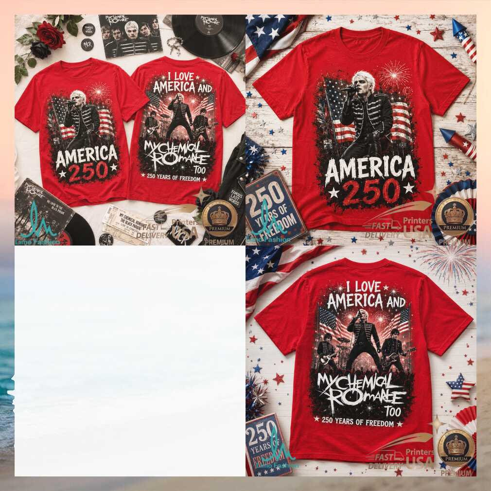 My Chemical Romance America 250 Years Freedom Band Shirt - Limotees LLC