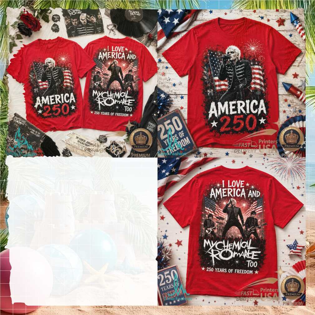 My Chemical Romance America 250 Years Freedom Band Shirt - Limotees LLC