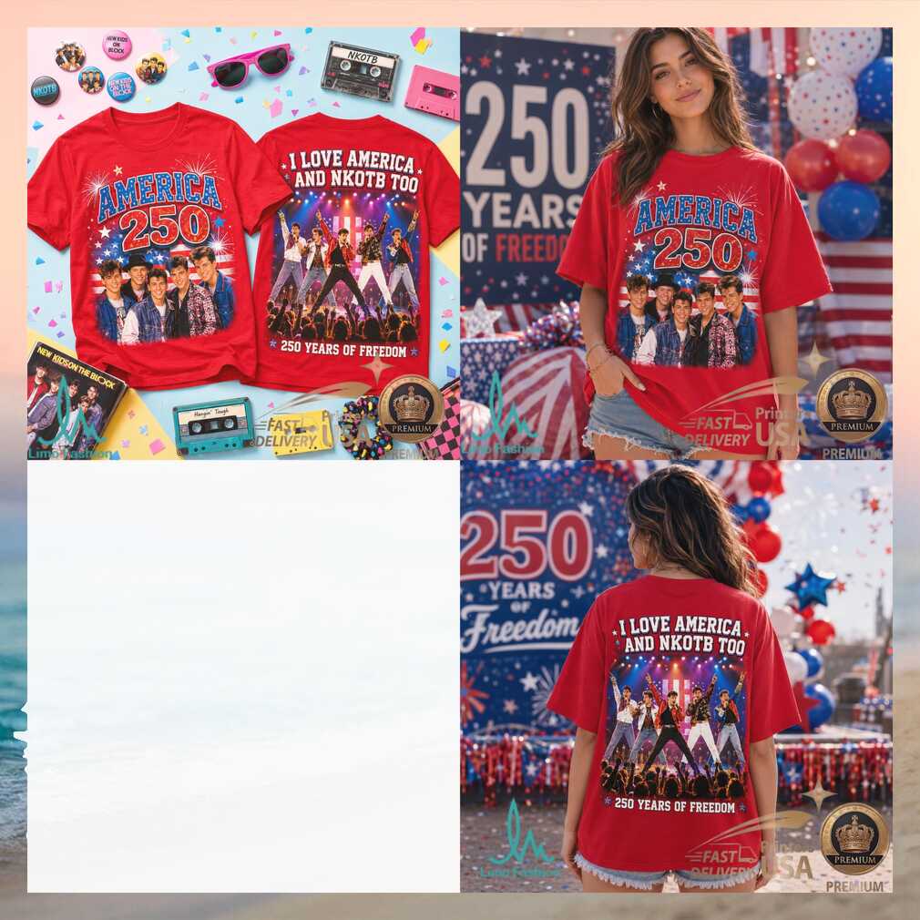 NKOTB America 250 Years Of Freedom Patriotic Graphic Shirt