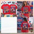 NKOTB America 250 Years Of Freedom Patriotic Graphic Shirt