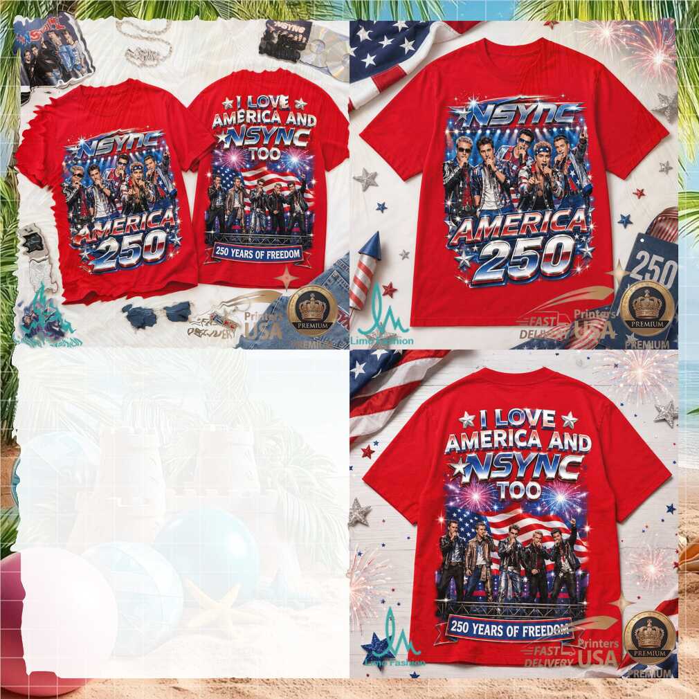 NSYNC America 250 Years Of Freedom 90s Pop Band Music Shirt - Limotees LLC