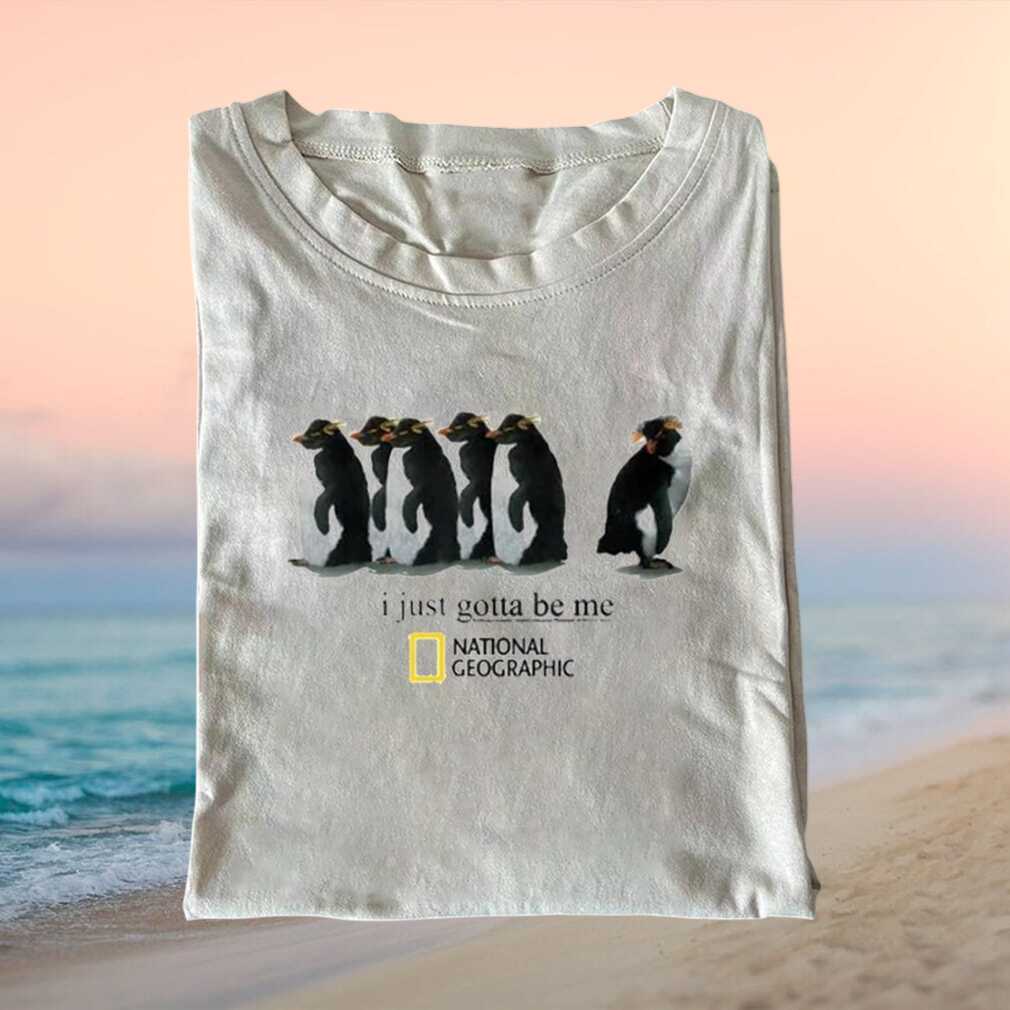 National Geographic Penguins I Just Gotta Be Me Retro Wildlife Shirt - Limotees LLC