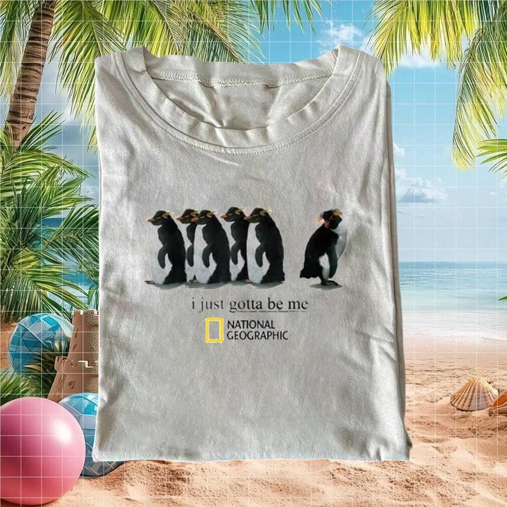 National Geographic Penguins I Just Gotta Be Me Retro Wildlife Shirt - Limotees LLC