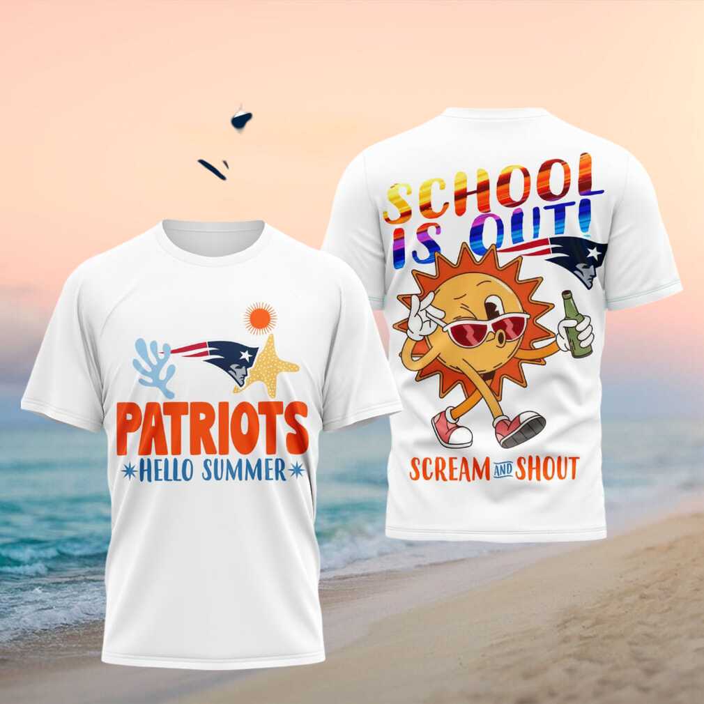 New EnglPatriots Hello Summer School Is Out 2026 Shirt