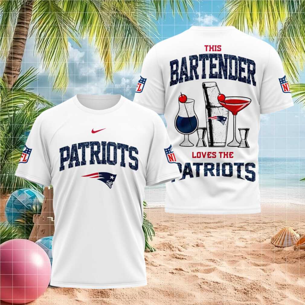 New England Patriots Bartender Cocktail Themed Football Fans Shirt - Limotees LLC