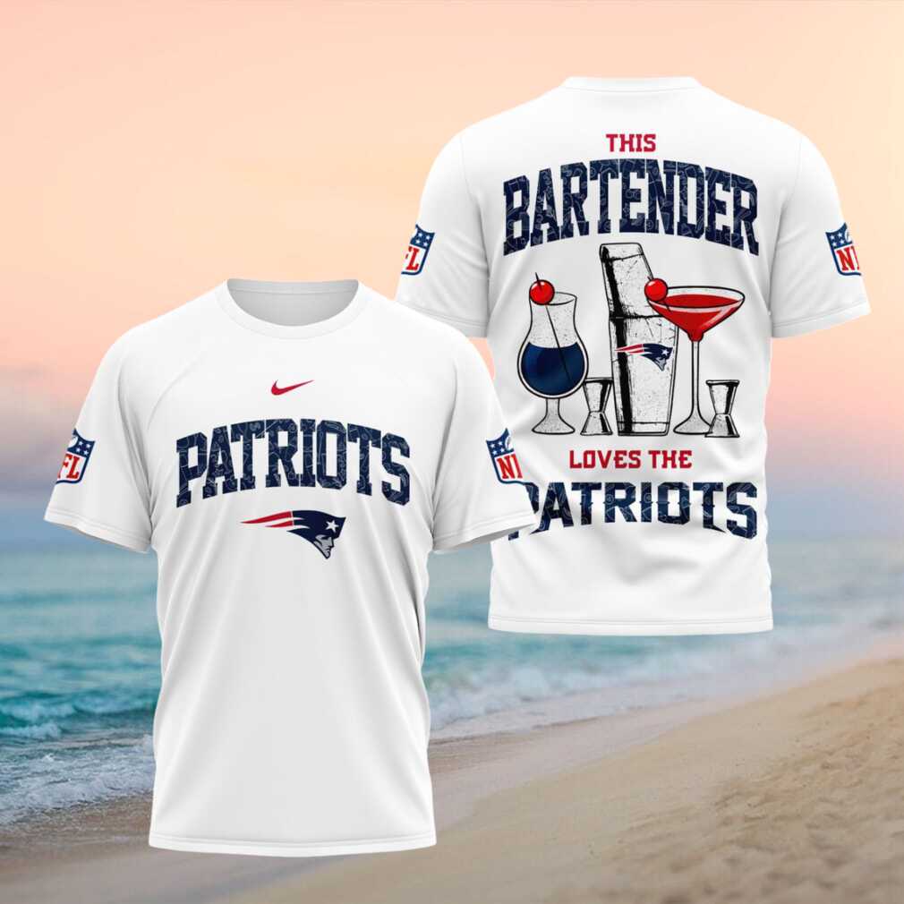 New England Patriots Bartender Cocktail Themed Football Fans Shirt - Limotees LLC