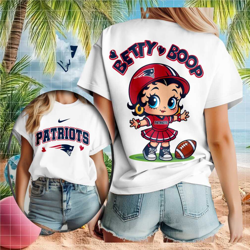 New England Patriots Betty Boop Cheerleader Football Shirt